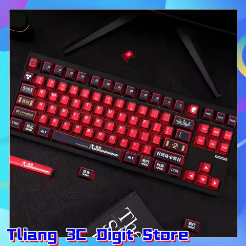 Anime Keycaps 130 Key Manga Theme Cherry Profile Mechanical Keyboard Pbt Keycap Tablet Laptop Office Game Keyboard Custom Keycap