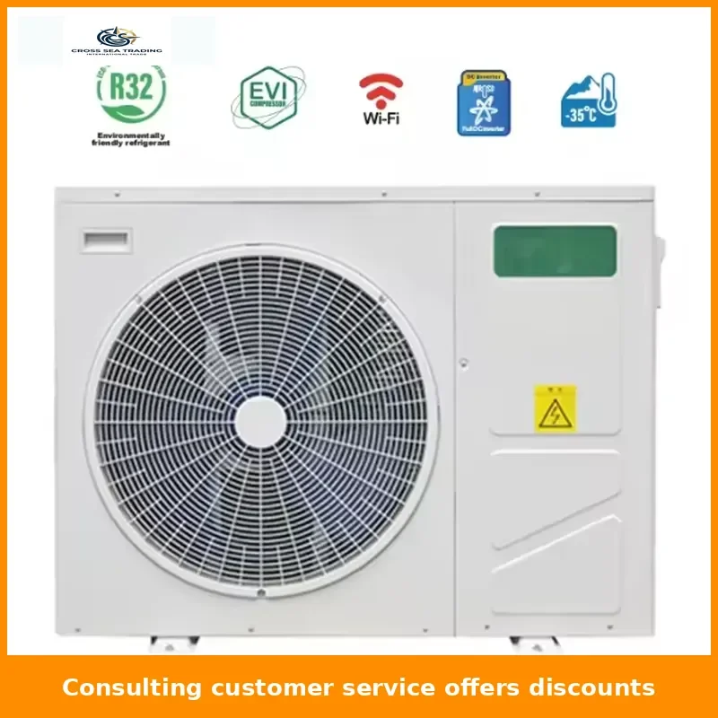 6 kW DC Inverter Heat Pump with R32 Refrigerant Air-to-Water Integrated Inverter Air Source Heat Pump for Residential Heating