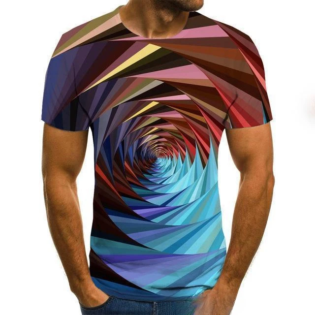 

Vortex Men's Short Sleeve Crew Neck T-shirt Summer Outdoor Special Casual Comfort Tops Harajuku Oversized Woman S-7XL