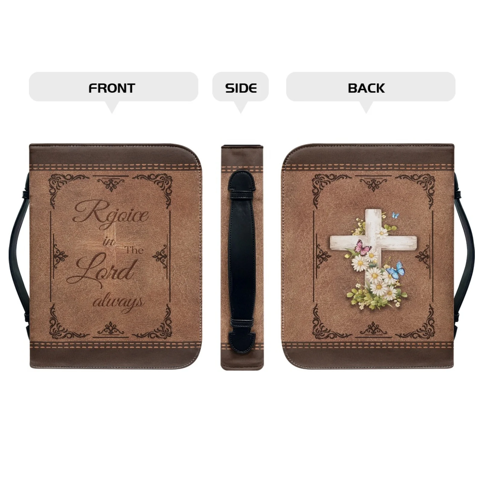 Bible Pack Luxury Leather Zipp - Luxury Bags Names recension och pris