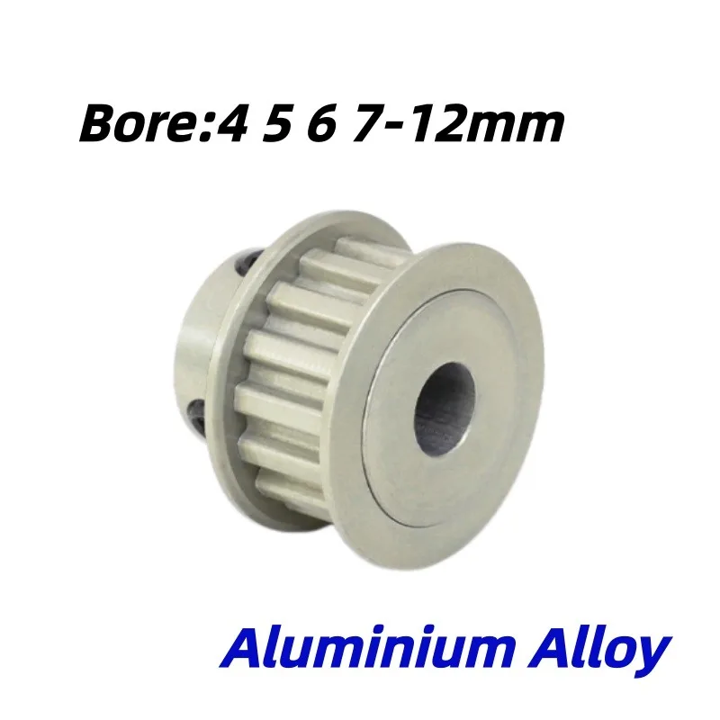 1PC XL Timing Pulley 15T 16T 17T 18T Hard Anodized Aluminum Synchronous Wheel Bore 4-12mm For 10mm Width XL Timing Belt