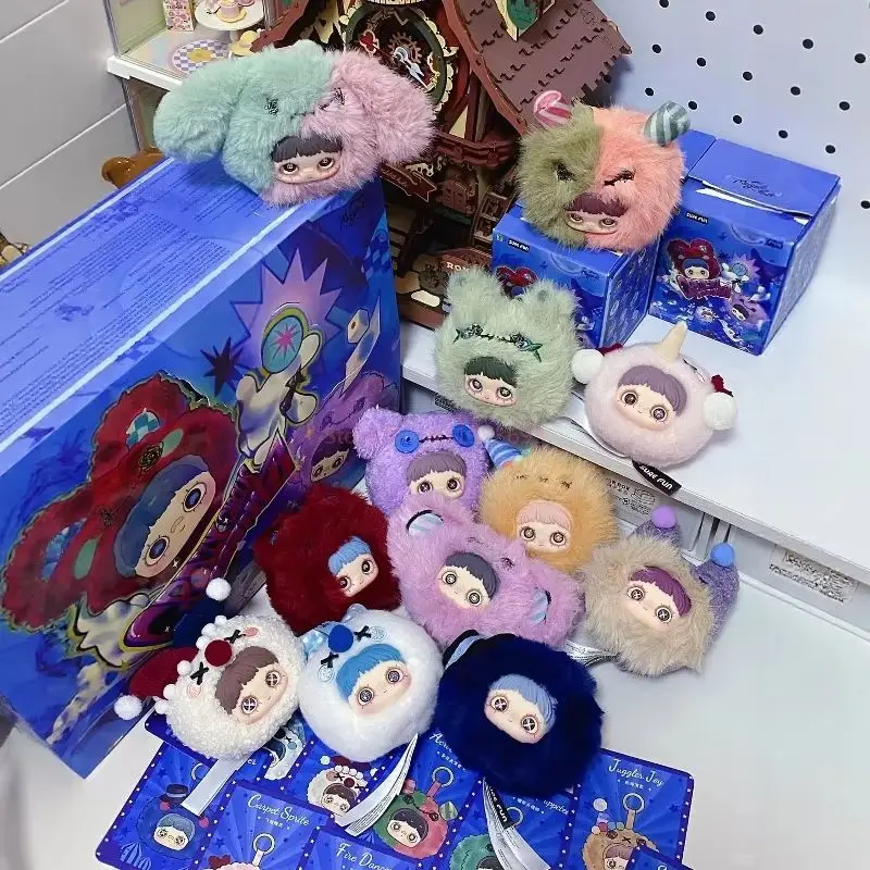 Genuine Maymei Crazy Circus Blind Box Plush Doll Kawaii Doll Backpack Pendant Girls Collectible Toy Kids Gift Maymei Keychain