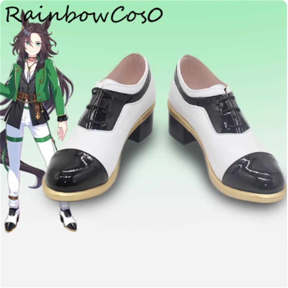 

Symboli Rudolf Umamusume Pretty Derby Обувь для косплея Сапоги Игра Аниме Вечеринка Хэллоуин RainbowCos0 W5390