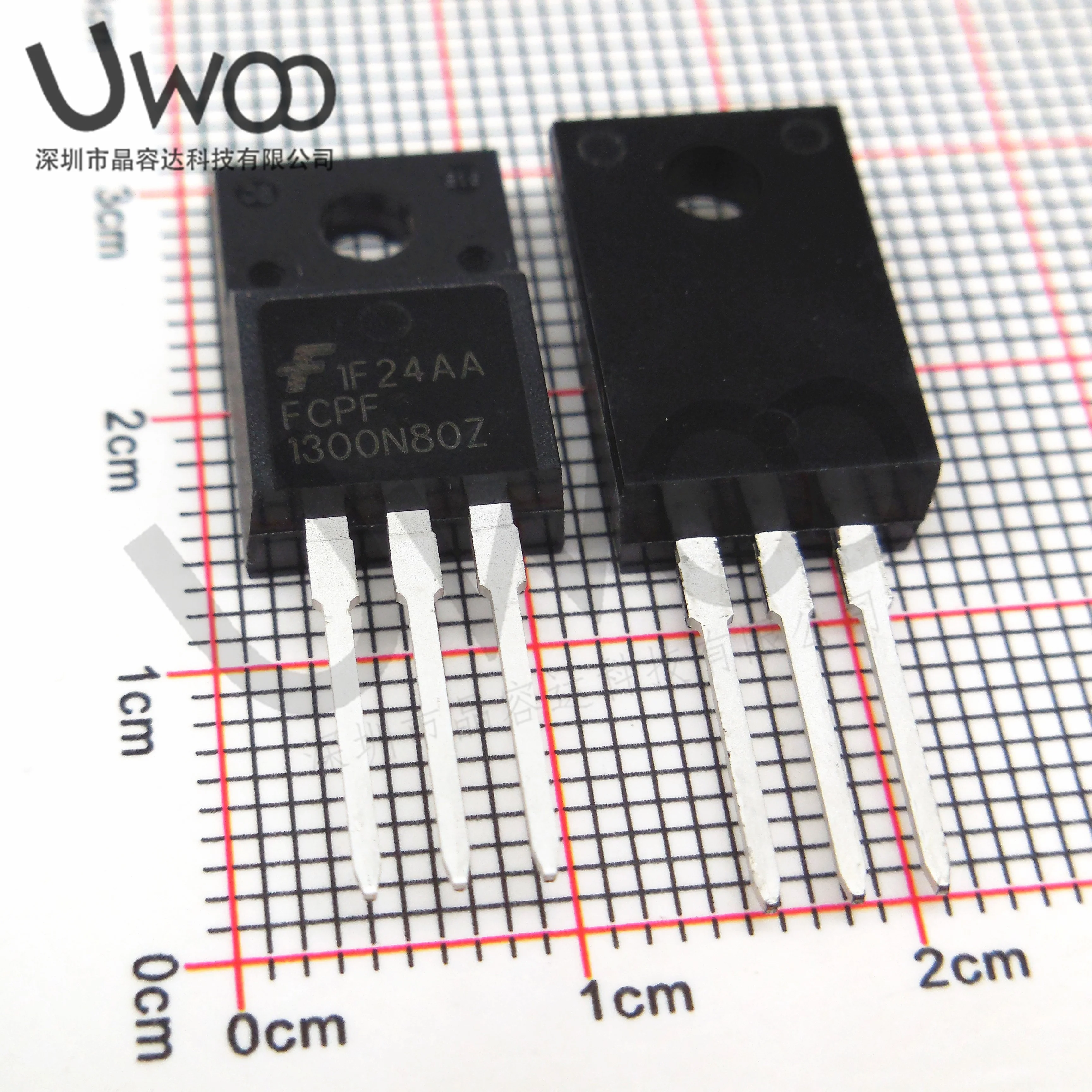 10/pcs FCPF1300N80Z TO-220FP-3 MOSFET The new original onsemi component IGBT Module New Original
