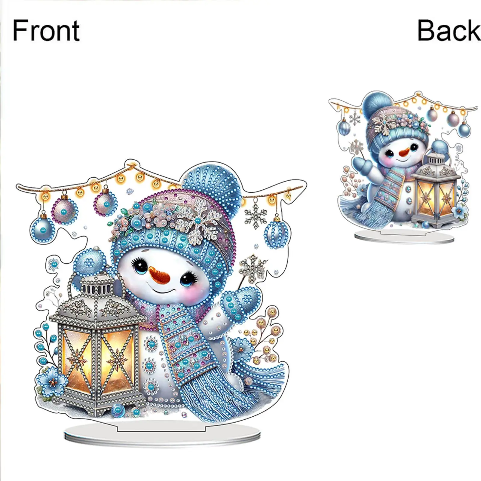 

Наборы для алмазной мозаики 2D с плоским принтом Снеговика для декора рабочего стола дома и в офисе