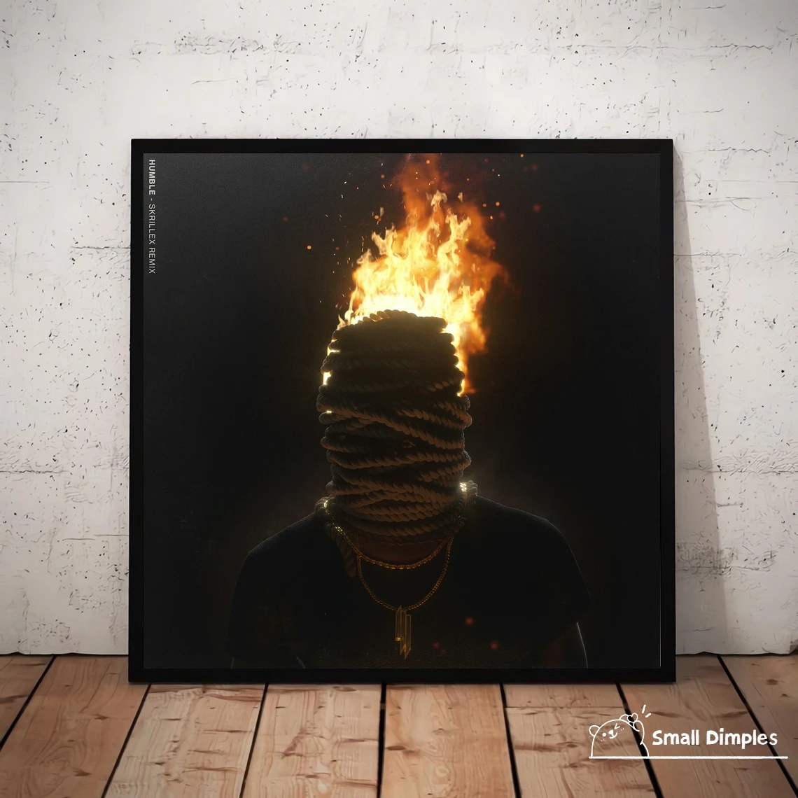 Kendrick Lamar Humble Skrillex Music Album Cover Poster Canvas Art Print Home Decoration Wall Painting (No Frame)