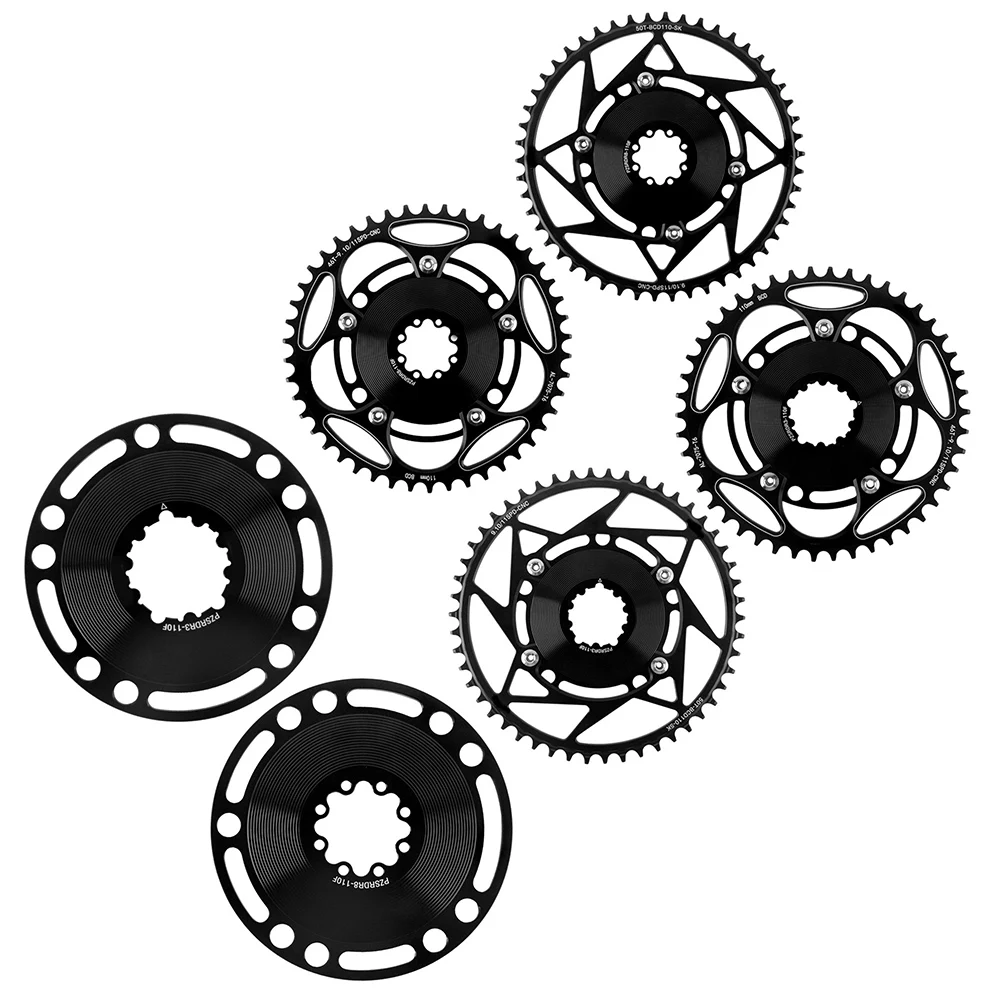 

Chainring Conversion Claw for 110BCD Converts 3 Hole Crank to 4 Hole Discs Anodized Aluminum Design for Durability