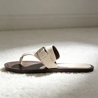 Comfort Summer Flip Flops Women Fashion Metal Buckle Design Soft Bottom Flat Sandals Casual Beach Slippers Sandalias De Mujer - Image 4