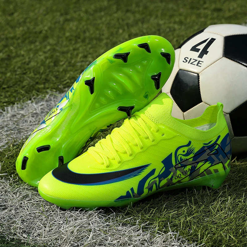 

Men FG Soccer Shoes Society Cleats Professional Football Shoes Grass Training Football Field Boots Fast Original Sneaker Match
