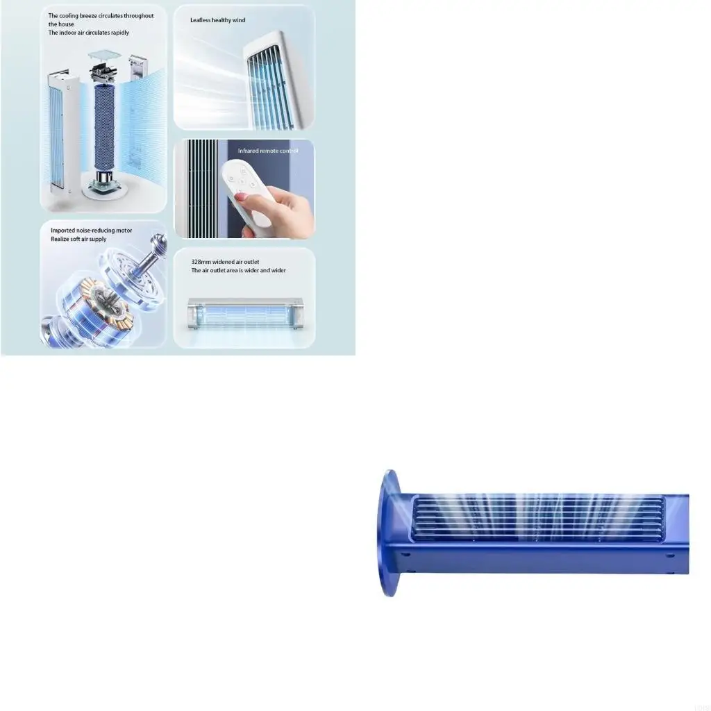 

Портативный безлопастной вентилятор, бесшумная работа, охлаждающий гаджет для офиса и дома