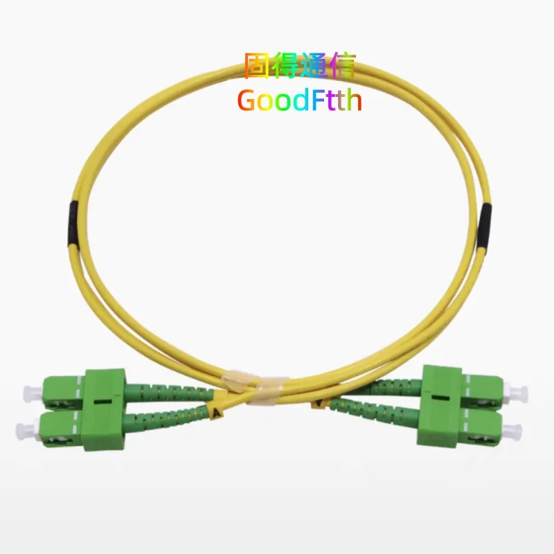 

Fiber Patch Cord Lead SC/APC-SC/APC SM G655 Duplex Cable Jumper GoodFtth
