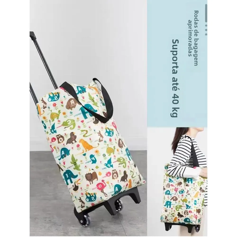 portable-shopping-cart-vegetable-buying-hand-pulling-cloth-bag-home-luggage-dolly-foldable-stainless-steel-buy-carrot-truck