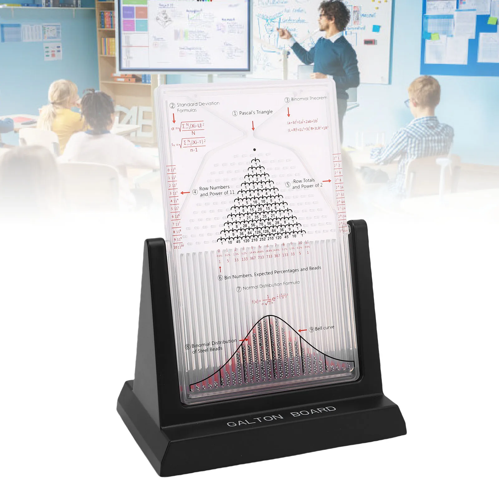 

Встраимость, учебное пособие по физике, увлекательное динамическое распределение, демонстрационная модель вероятности, 2800, металлические бусины для лаборатории