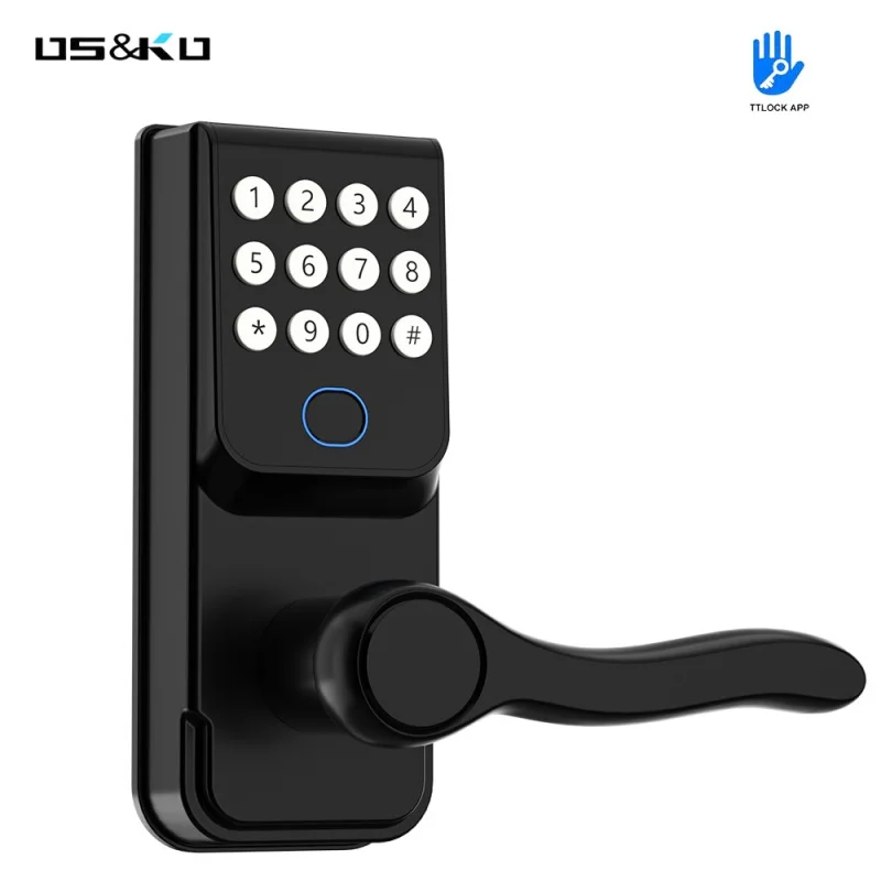 

Beautiful Simple Indoor Hotel Smart Lock Home Timber Door Lock Fingerprint Lock Smart Door Lock Password Lock Remote Unlock