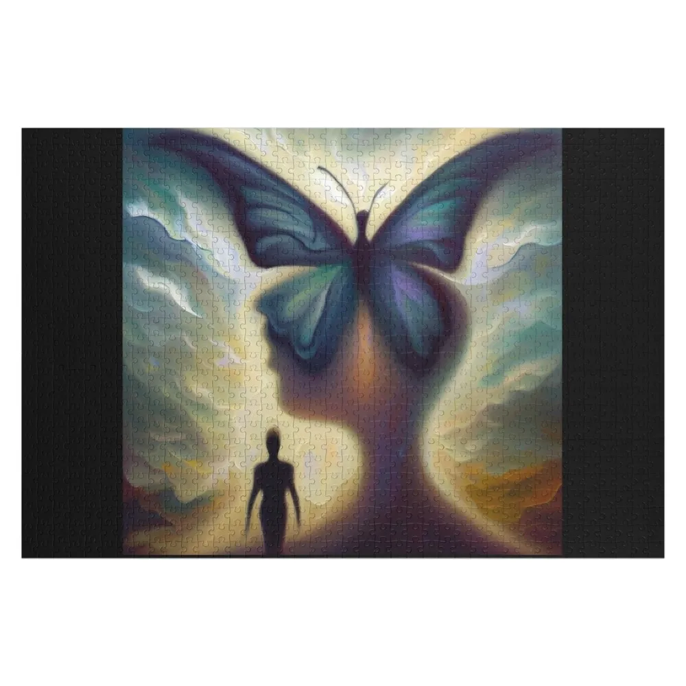 

Spirit Animal Butterfly 1 Jigsaw Puzzle Personalized Gift Custom Name Wood Puzzle
