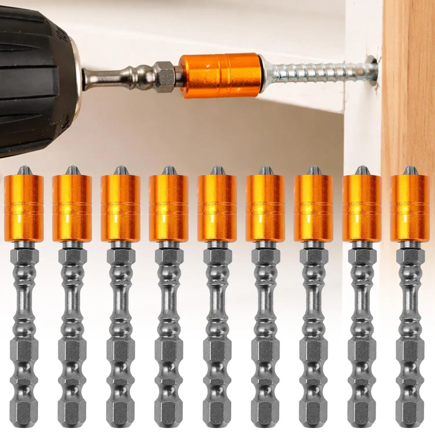 Magnetic Screwdriver Bits Hex Shank Screw Driver Bits Phillips Plasterboard Drywall Electronic Screwdriver Bit for Power Tools