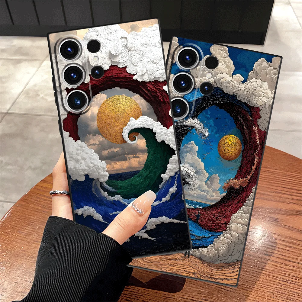 Ocean Sky Art Black… - image