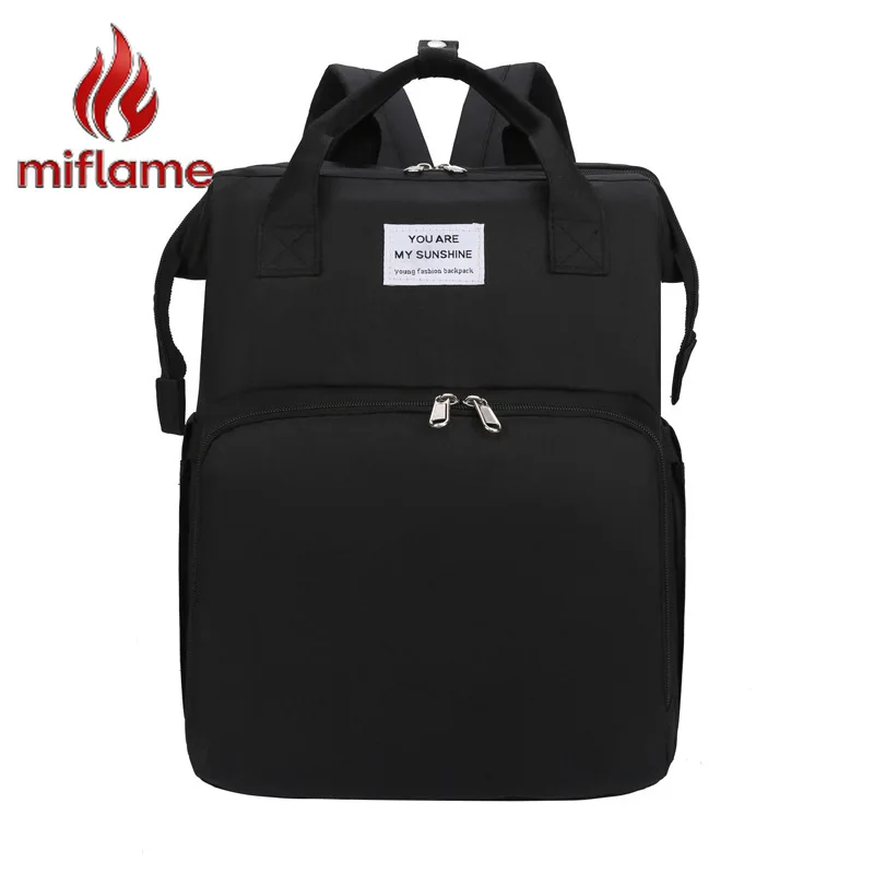 

Luxury Backpack Diaper Bag Purse Handbag Foldable Baby Crib for Mom Baby Large Capacity Stroller Hanging Travel Outdoor