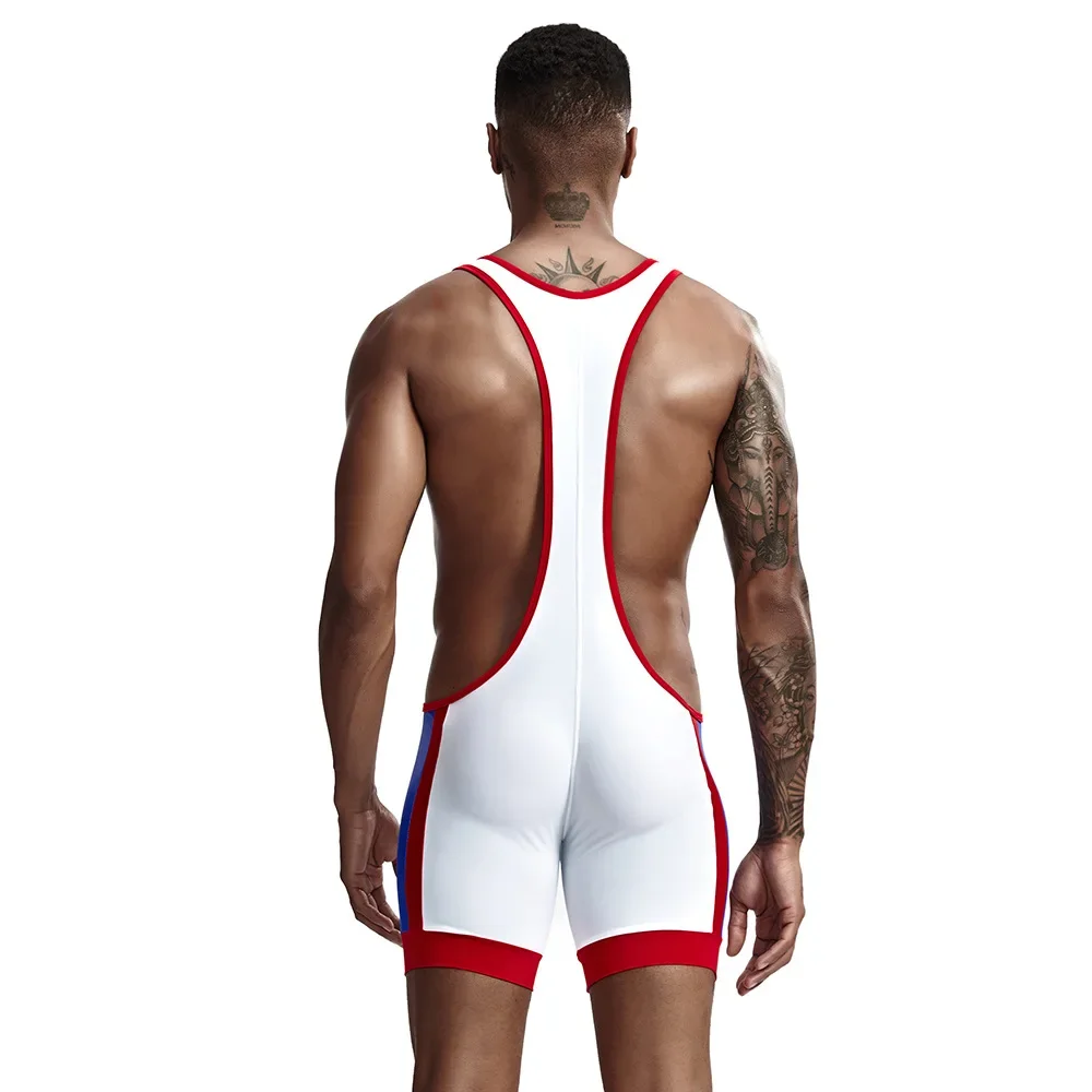 Wrestling Singlet Men Bodywear Bodysuit Sexy Undershirt Lingerie Singlet Underwear Workout Clothes