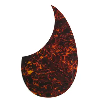 Golpeador de guitarra personalizado Pleroo - Golpeador de guitarra acústica OM de gran calidad, color marrón tortuga 10 best sales Púa - №10