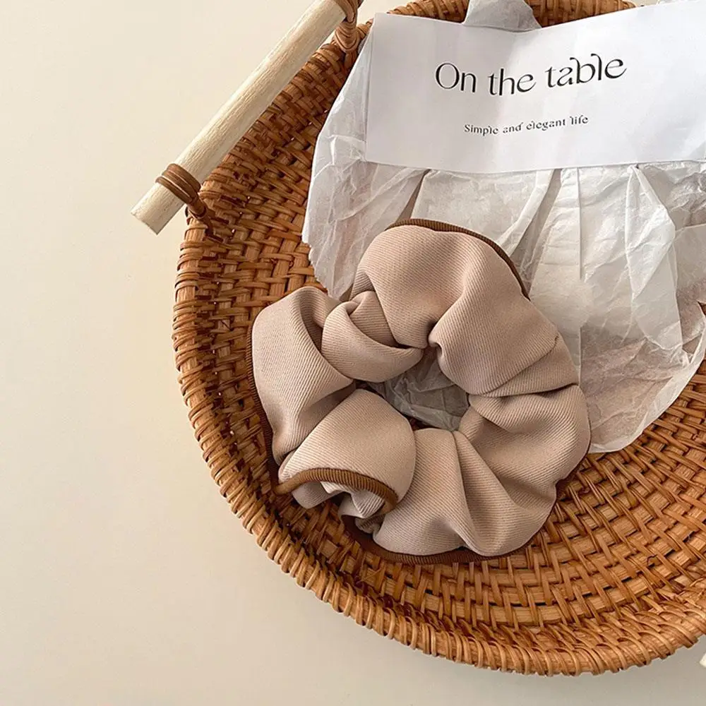 

7 шт., резинки для волос в стиле бежевого кофе, мягкие эластичные резинки для волос, клетчатые классические узоры, набор веревок для волос, винтажные шикарные аксессуары для волос