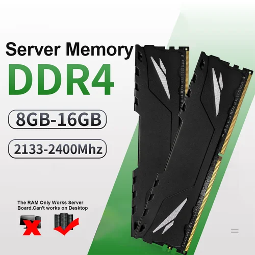 Memoria RAM de servidor ENVINDA DDR4 8GB/16GB/32GB registrado ECC 2400MHz 2133MHz Compatible con placa base X99 - 2133P 2400T 2666V