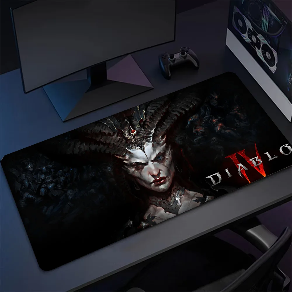 D-Diablo 4 Non-slip Mouse Pad Suitable For Office Computers Laptops E-sports Game Desk Mats XXL Keyboard