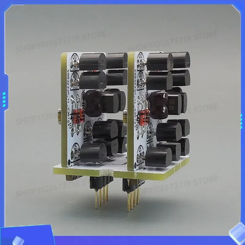 Fever fully discrete op amp module, low noise FET differential input high current output single and double op amp