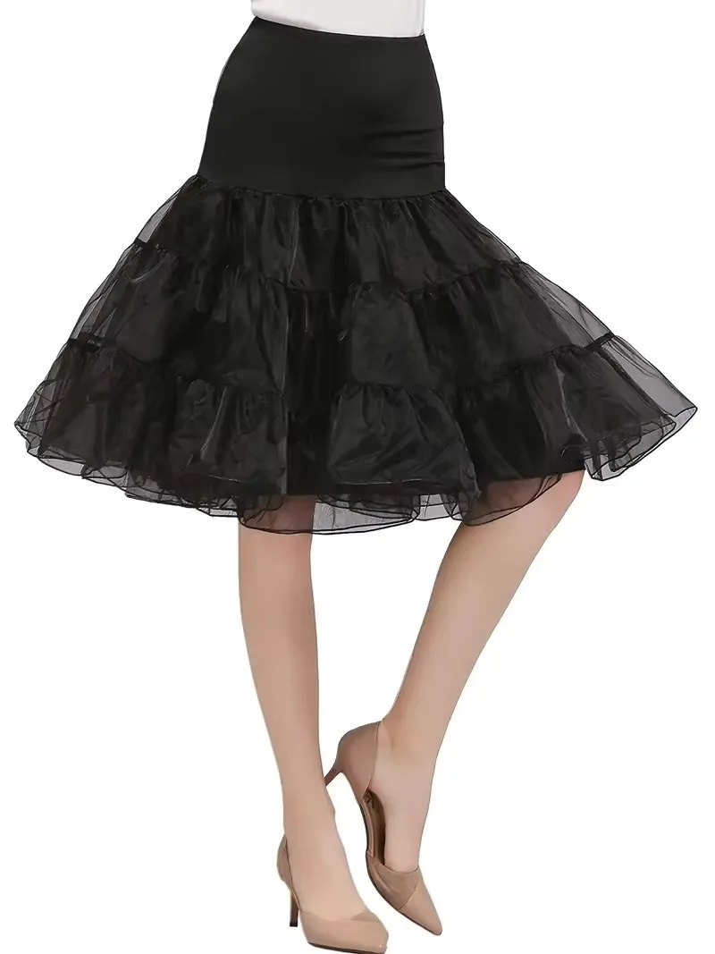 Jaren 50 Vintage Tule Petticoat Half Slip Tutu Onderrok Voor Dames