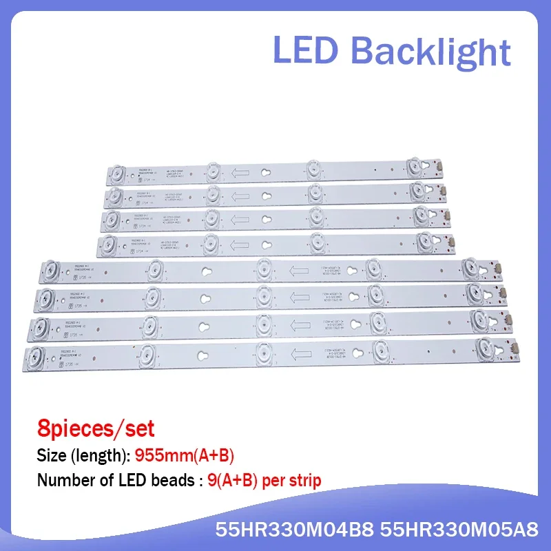 

ED Backlight strip TOT_55D2900 for TCL 4C-LB5505-HR 4C-LB5504-YH B55A858U L55F3800A D55A620U 55U6700C 55D2900 D55A810 55US57