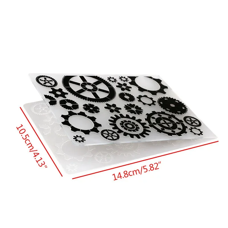 Heart  Flower Lace Leaves Plastic Embossing Folder for Scrapbooking Album Decoration DIY Paper Birthday Card Making