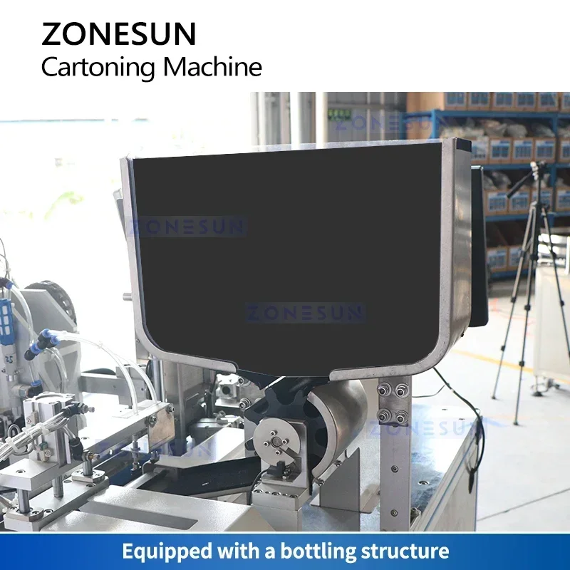 ZONESUN 自動カートン包装機ボックス折り機ロータリーカートン包装およびシール装置 ZS-MSZH50R