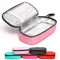 Bolsa enfriadora de insulina de 5 colores, Protector portátil de pastillas de bolsillo para diabéticos, refrigerador con aislamiento térmico impermeable sin Gel