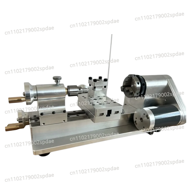 Exquisite DIY Mini Wood Lathe - 220V 80W Multi-Functional Desktop Micro Lathe (100-2500r/min)