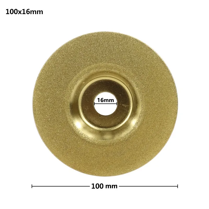 XCAN Saw Blade Brazed Diamond Saw Blade 4''(100mm) Grinding Wheel for Angle Grinder Grit 240 Circular Saw Disc Cutting Tool