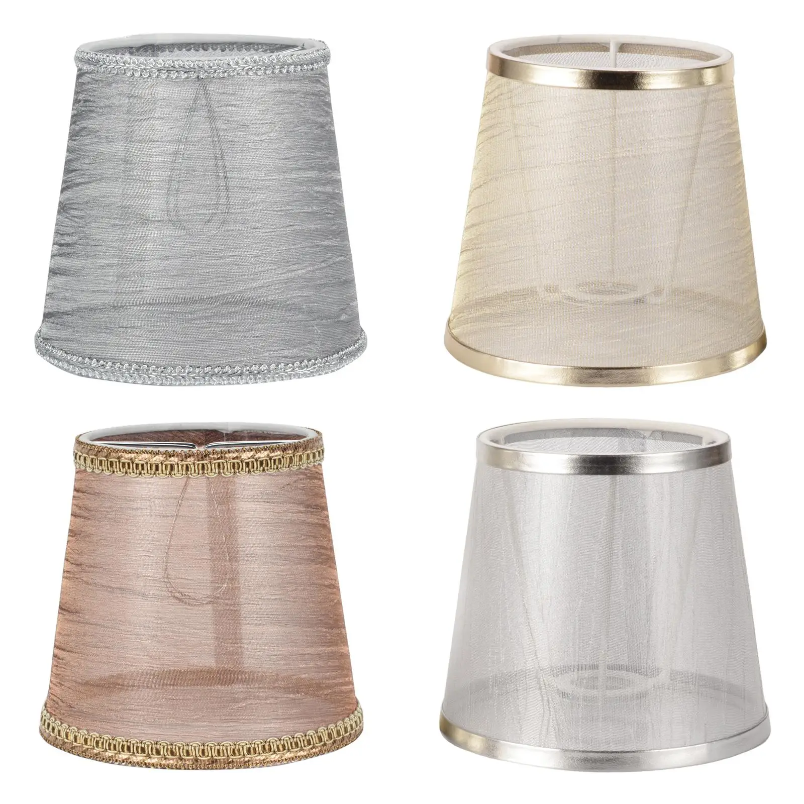 Cloth Lampshade Durable Replacement Shell Cover Transparent Lamp Shade for Ceiling Lamp Restaurant Parties Pendant Light