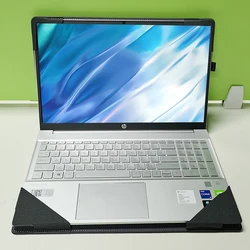HP ProBook 455 G10 G8 시리즈용 노트북 케이스, 15.6 인치 2023 PU 가죽 보호 커버, HP ProBook 450 G9 노트북 슬리브 선물