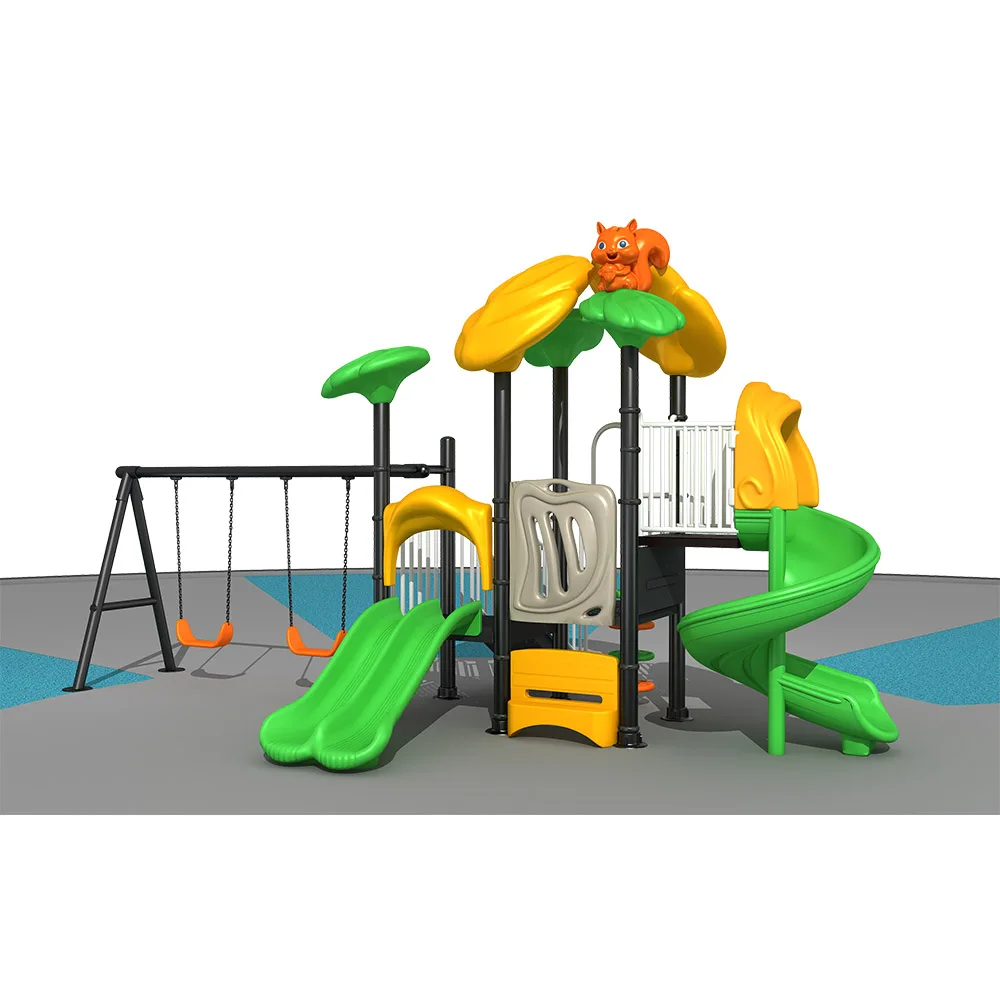 2027 Hot Sale Commercial Large Metal Frame Slide Swing Set Kids Outdoor Playground for Kindergarten School