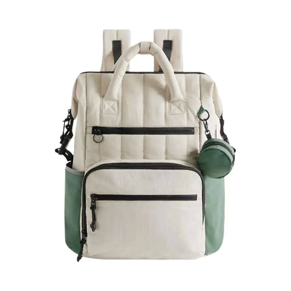 

Modern Large Capacity Multi Functional Backpack Polyester Fashion Shoulders Backpack Wear-resistant Diaper Bag Maternity Use