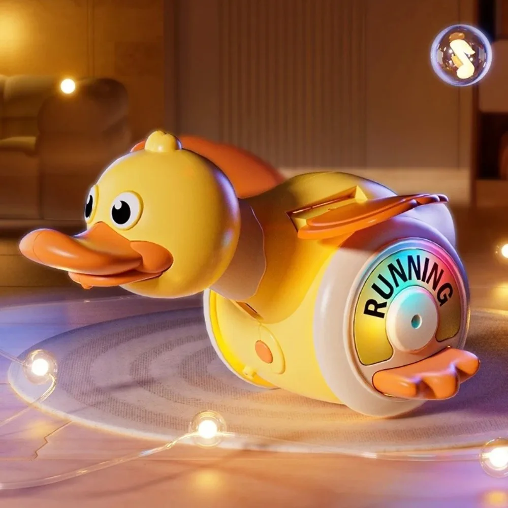 New Electric Rotating Foraging Duck Turrur Duck Teaching Toy for Crawling Learning Birthday Holiday Toy Gift - view 4