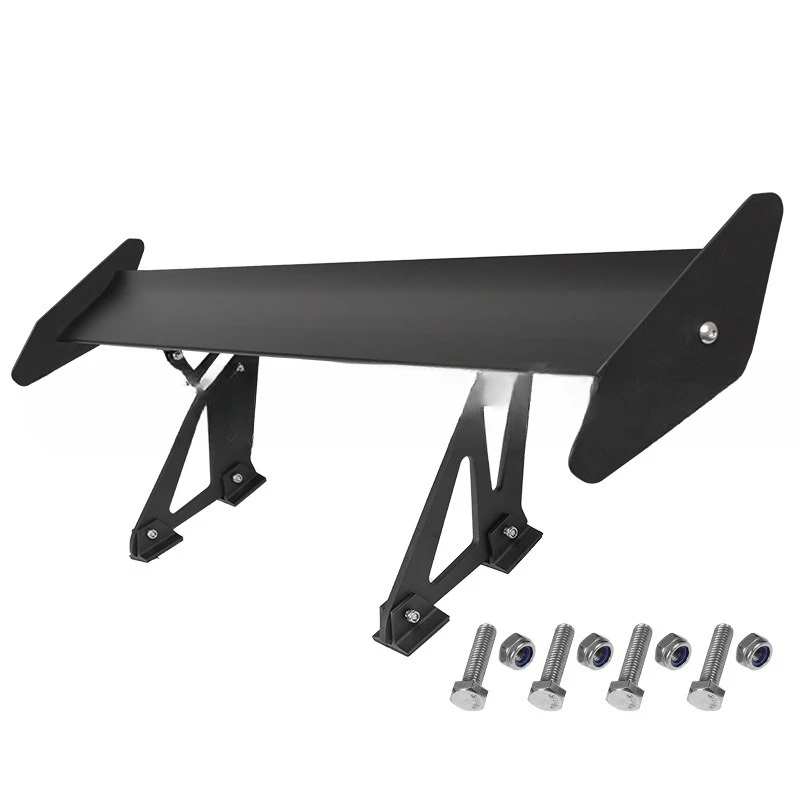 Universal car modified tail, sedan fixed wind tail aluminum alloy modified 110cm punched tail