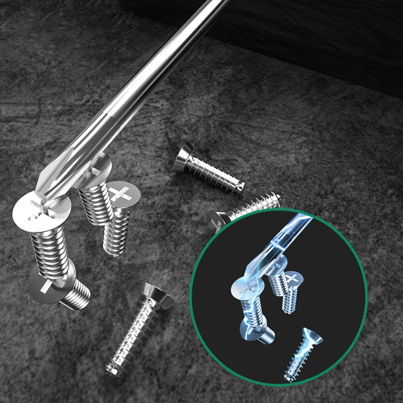  1 Stück Präzisions-Schraubendreher mit Schlitz- und Kreuzkopf, Magnetischer Kopf für Handy, Computer, Kamera, Uhrenreparatur, Handwerkzeuge – Detail 6