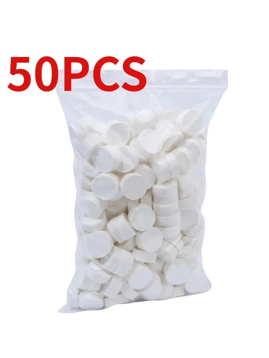 50 serviettes compressées jetables, mini-serviettes de voyage portables pour les voyages en plein air, les barbecues, le camping, les lingettes pour le visage