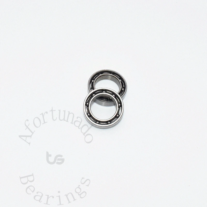 MR117-2.5 10PCS 7*11*2.5(mm)  Open type Unsealed Metal  Metal Sealed Miniature chrome Steel Bearings