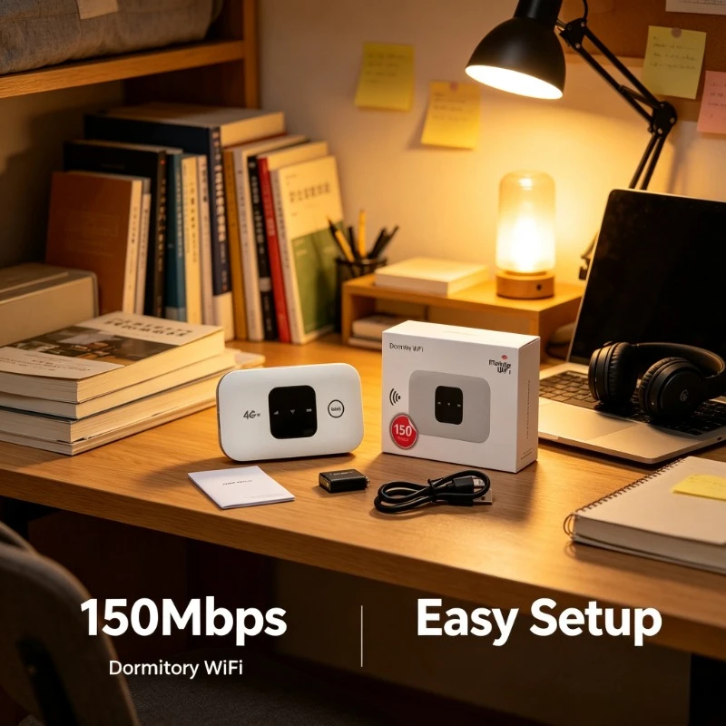1. Portable 150Mbps 4G Network Device, SIM Slot Router For Field Work And Short Journey Use