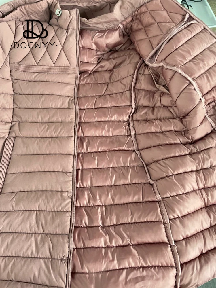 Chaqueta holgada de algodón con capucha para mujer, Parkas cálidas informales, abrigo de gran tamaño 6XL, moda de invierno