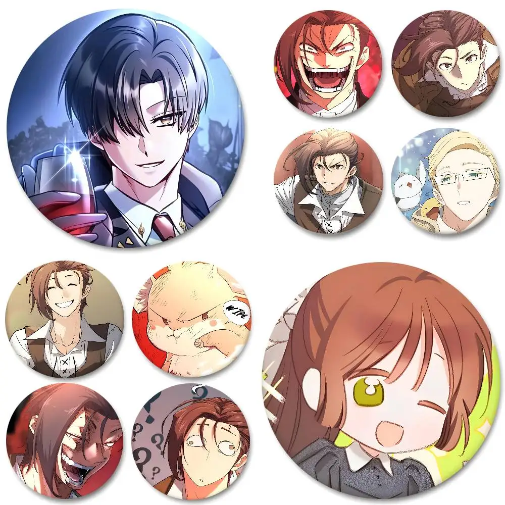 Anime The Greatest Estate Developer Round Badge Lapel Pin Backpack Clothing Jewelry Accessories Gift Brooch