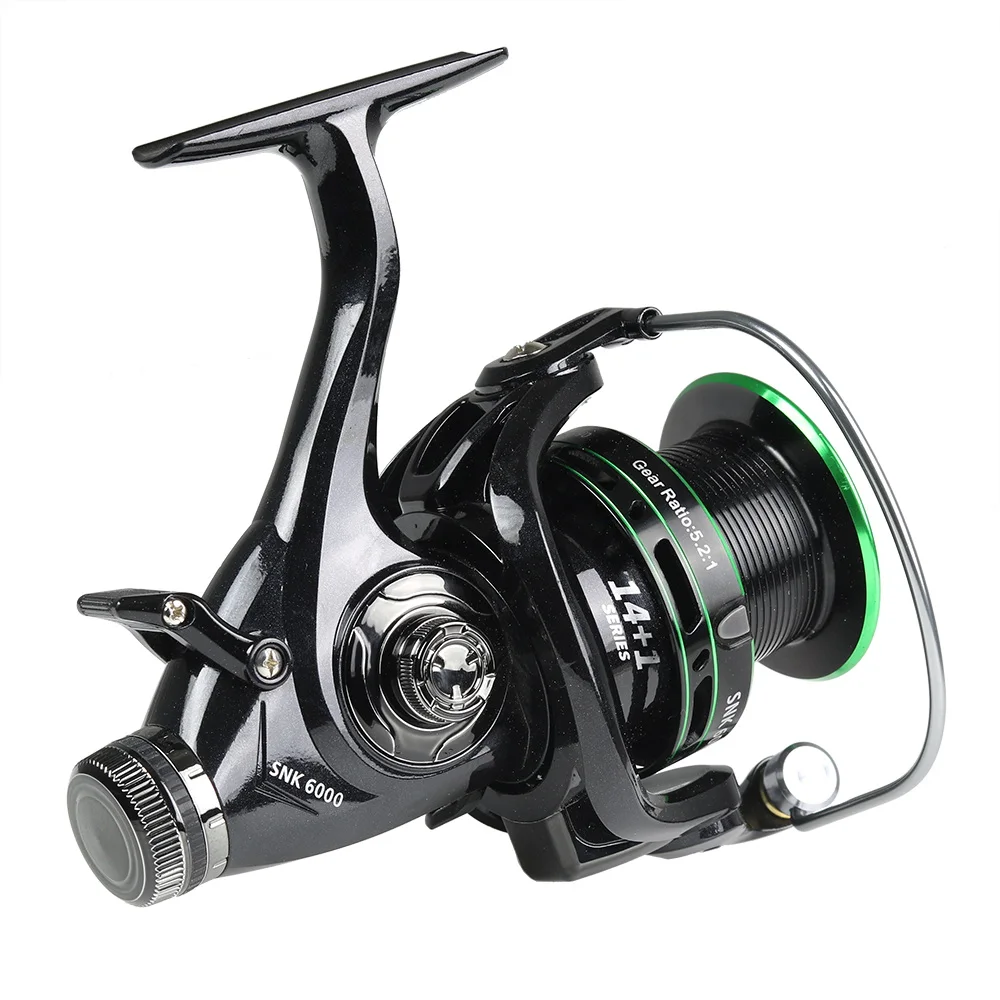 JOSBY 2023 Metal Carp Fishing Reel Double Unloading Distant Wheel Saft Water Surf Peche Spinning Reels Carretilha De Pesca 20kg