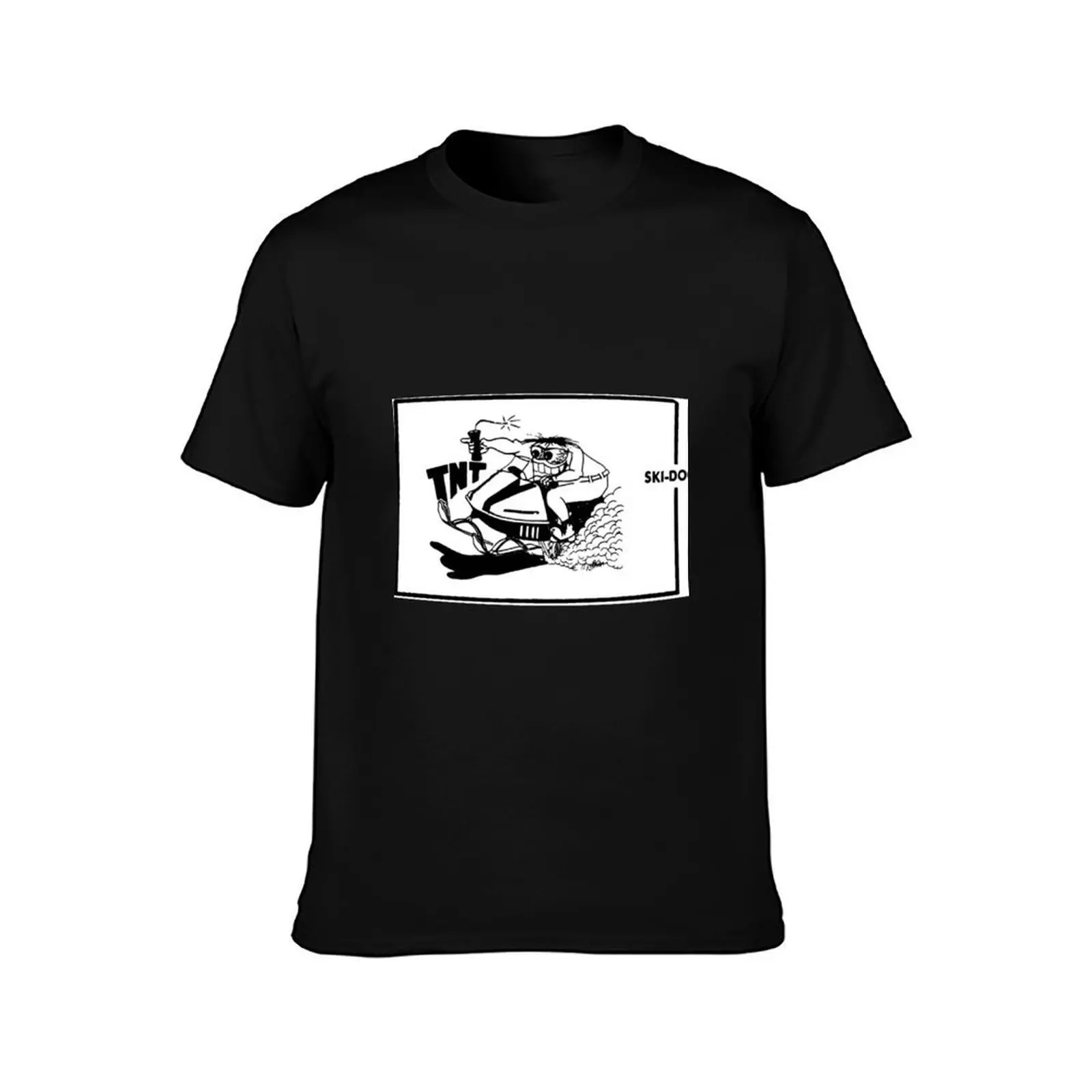 1972 Snowmobilers Race and Rally Ski-Doo TNT snowmobile poster T-Shirt Big and Tall Loose Fit T-Shirt