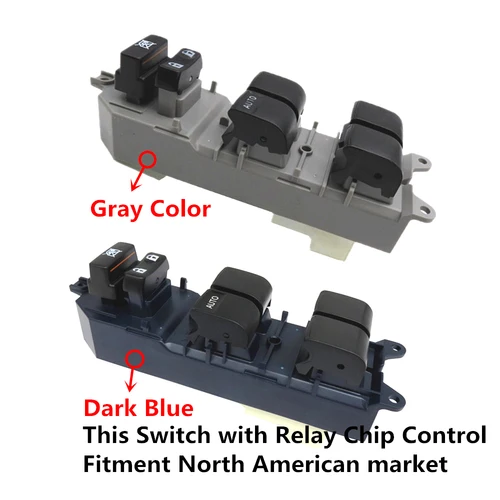 Imagen 1 del producto Panel de Control de ventana de coche, interruptor para Toyota Vios Corolla RAV4, 84820-06100, 84820-52250, 84820-06070, 84820-12520, 84820-52310